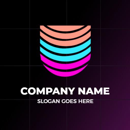 Vibrant Gradient U Letter Design Featuring Bold Colors Logo Template