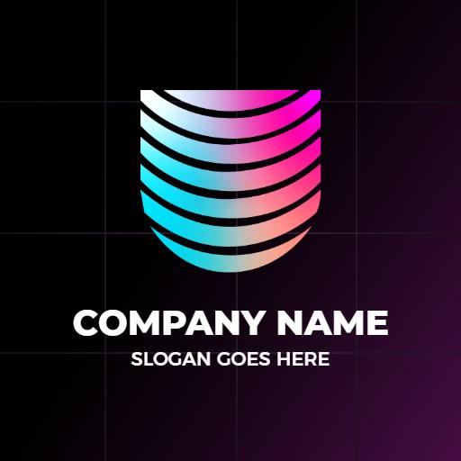 Vibrant Gradient U Letter Design with Modern Style Logo Template