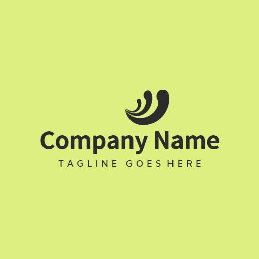 Vibrant Green Company Logo Featuring Elegant Minimalist Design Logo Template