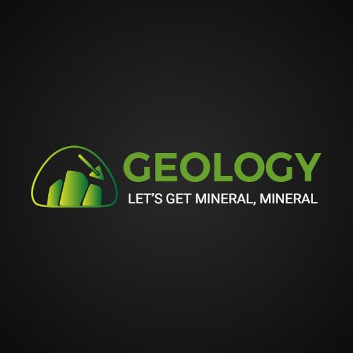 Vibrant Green Geology Logo Illustrating Mineral Exploration Logo Template