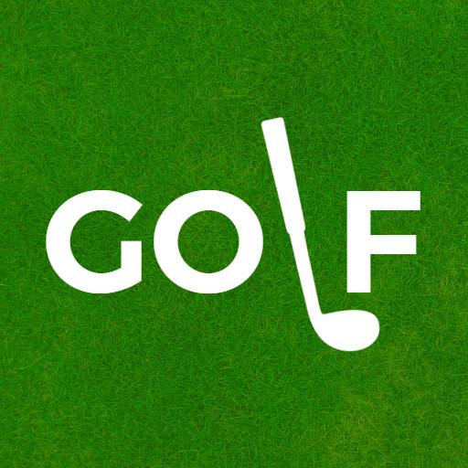 Vibrant Green Grass Background Featuring Golf Logo Template