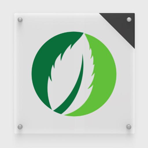 Vibrant Green Leaf Design Emphasizes Eco Friendly Values Logo Template