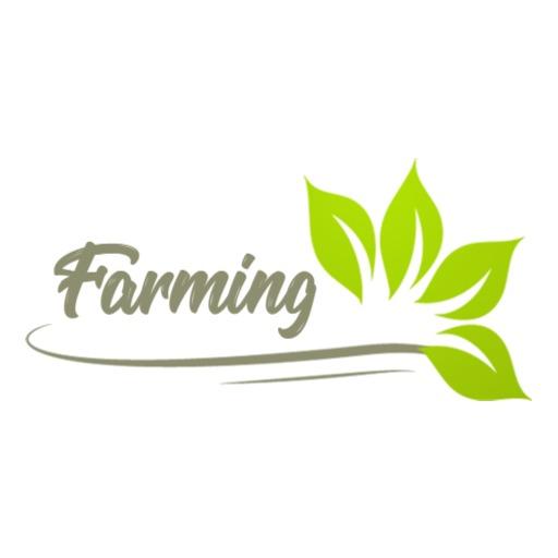 Vibrant Green Leaves Representing Sustainable Farming Logo Template