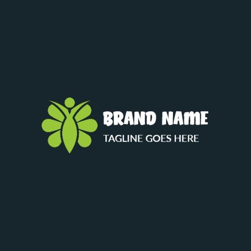 Vibrant Green Logo Signifying Sustainable Business Initiatives Logo Template