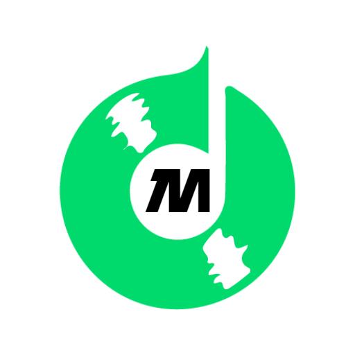 Vibrant Green Musical Note Incorporated with Alphabet Logo Template