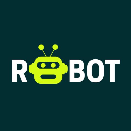 Vibrant Green Robot Design Showcasing Modern Technology Logo Template