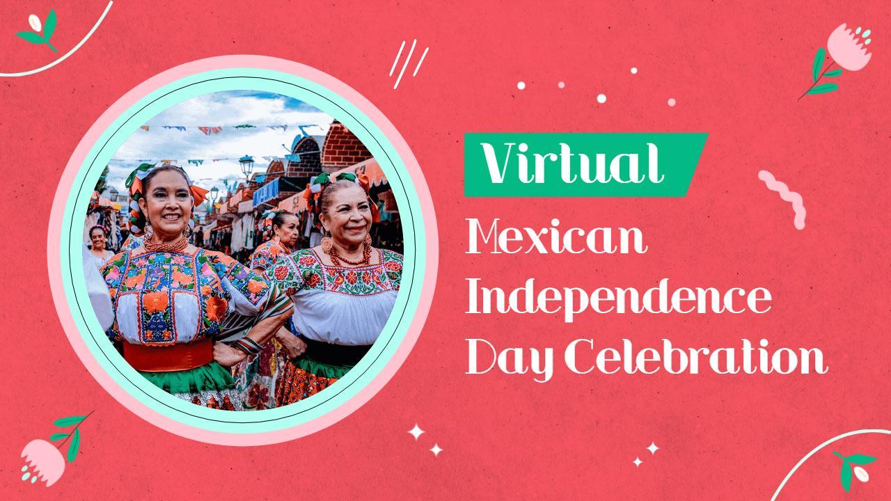 Vibrant Mexican Independence Day Celebration Holiday YouTube Thumbnail Template