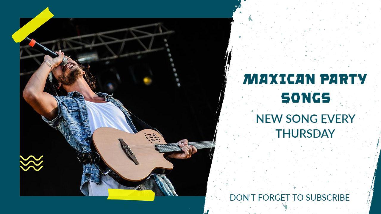 Vibrant Mexican Party Songs Performance YouTube Thumbnail Template