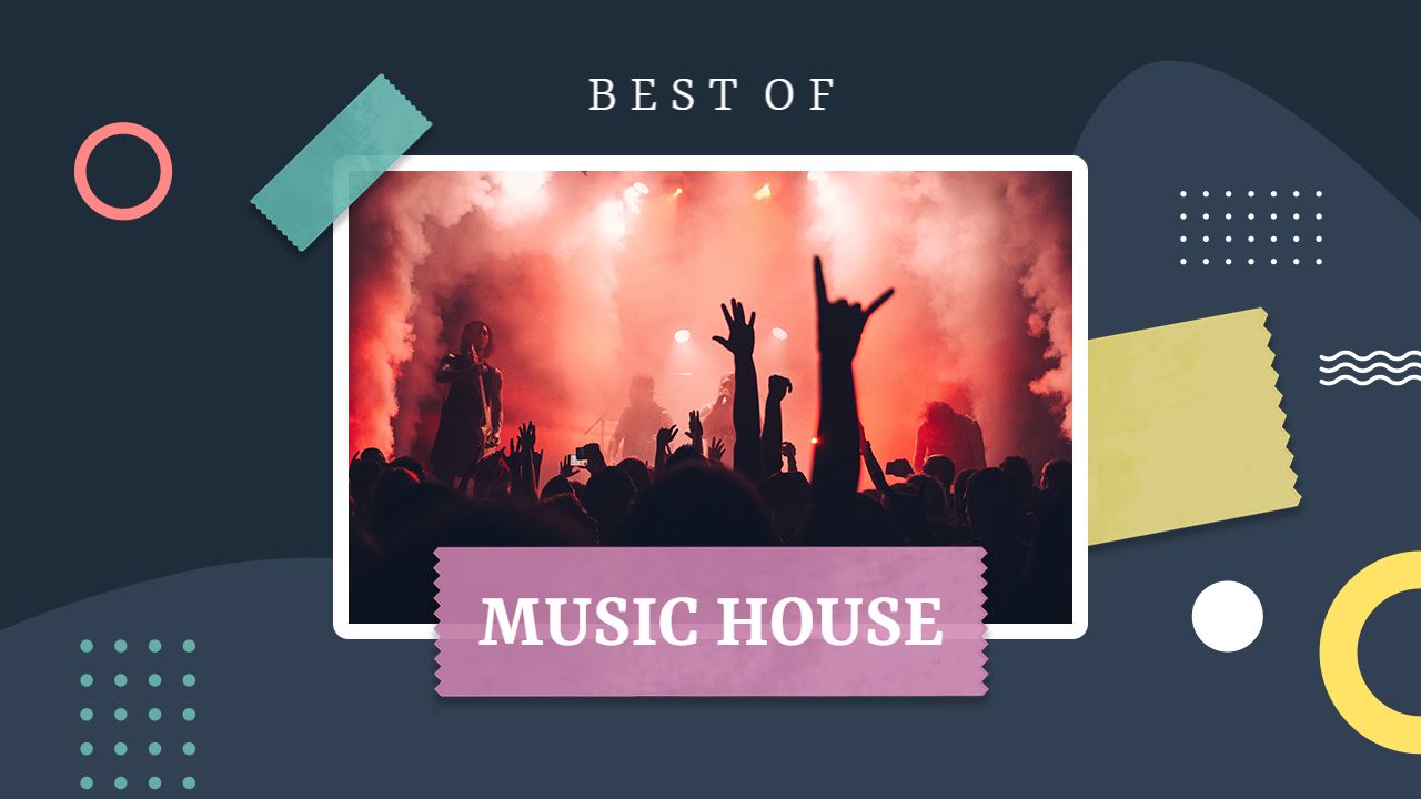 Vibrant Music House Concert Highlights YouTube Thumbnail Template