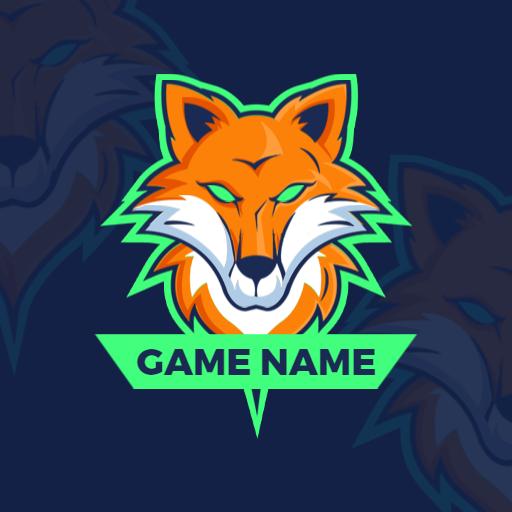 Vibrant Orange Fox Design for Competitive Esports Logo Template