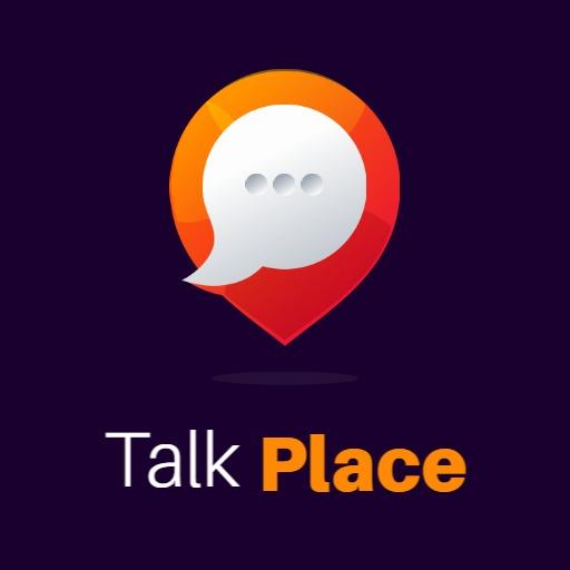 Vibrant Orange Speech Bubble Symbolizing Communication Logo Template