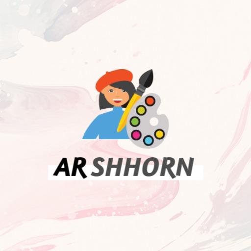 Vibrant Painter with Palette Illustrates Creative Art Logo Template