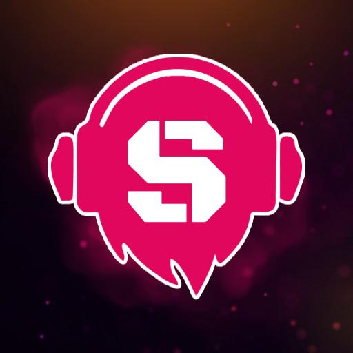 Vibrant Pink Alphabet Design Representing Music Culture Logo Template