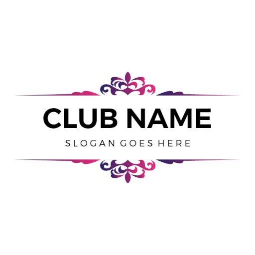 Vibrant Pink and Purple Design for Nightclub Experience Logo Template