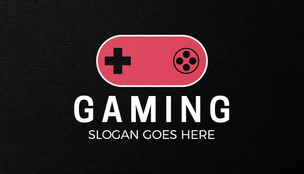 Vibrant Pink Gaming Enthusiast Personal Business Card Template