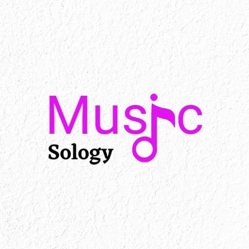 Vibrant Pink Musical Notes Representing Music Education Logo Template