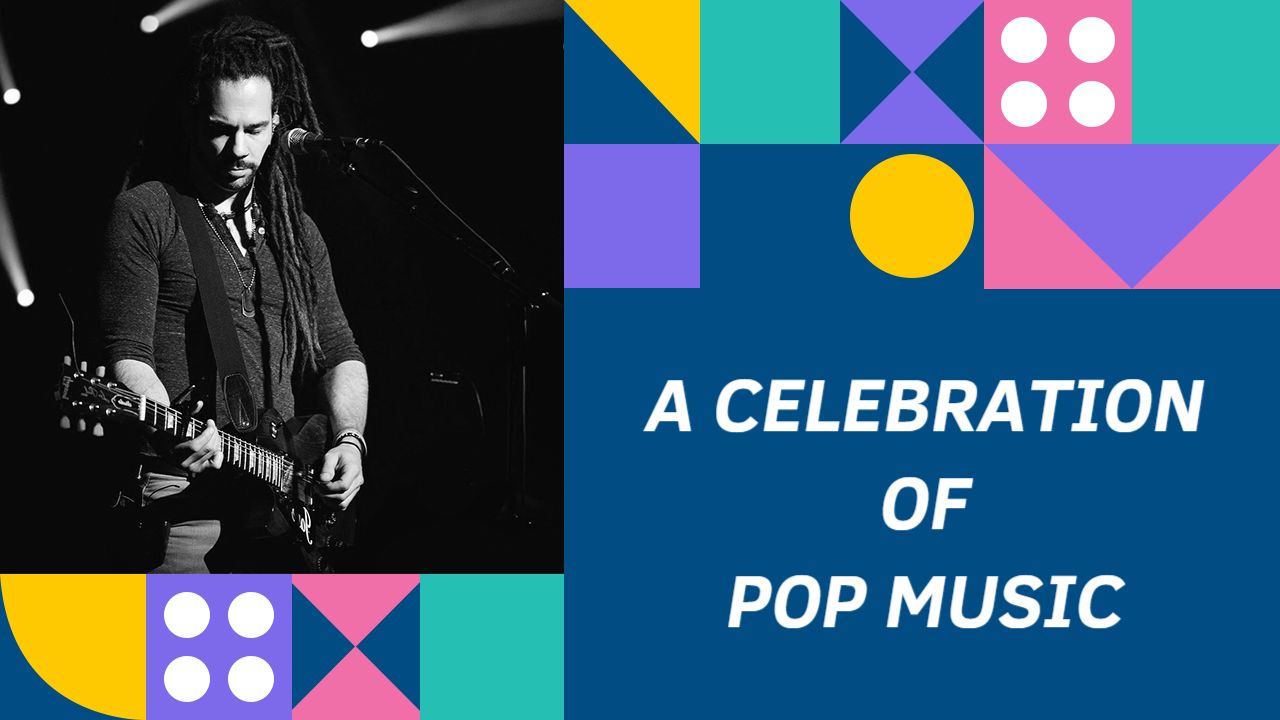 Vibrant Pop Music Celebration Performance YouTube Thumbnail Template