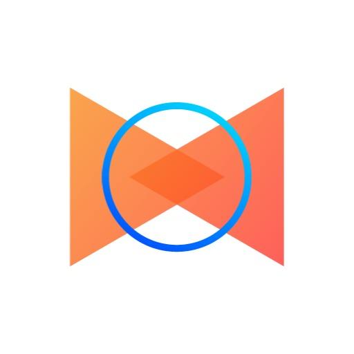 Vibrant Red and Orange Abstract Design for Creative Logo Template
