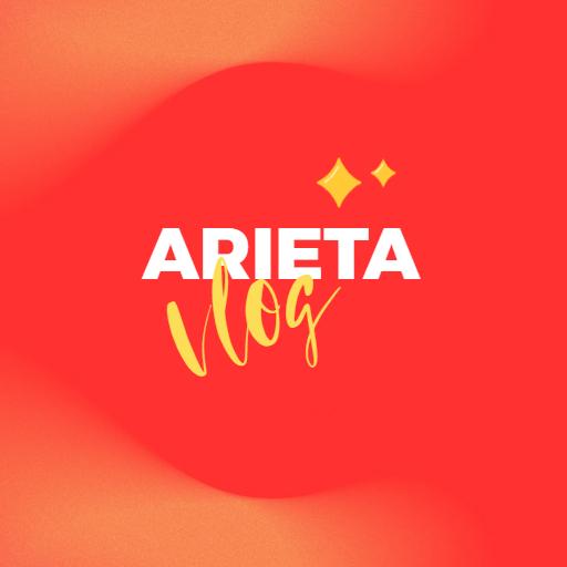 Vibrant Red and Orange Background for YouTube Channel Logo Template