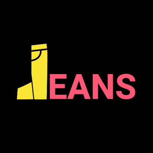 Vibrant Yellow Denim Design Showcasing Trendy Jeans Logo Template