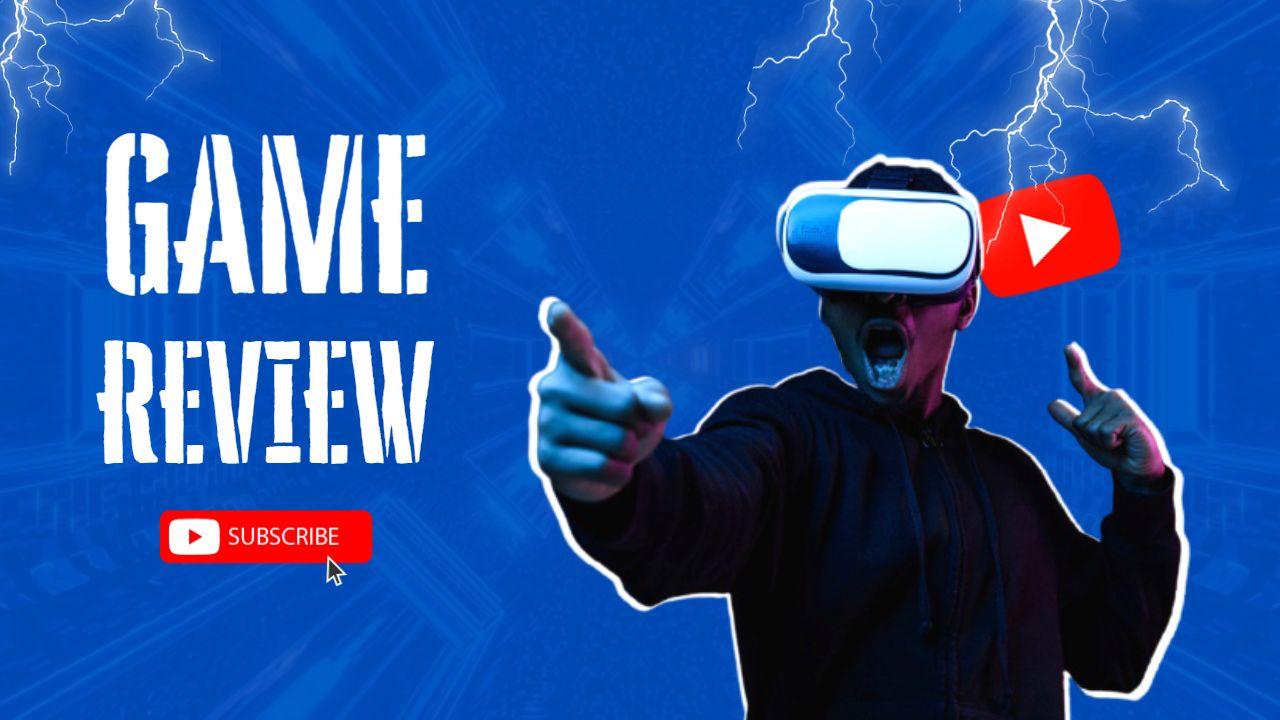 Virtual Reality Game Review Gaming YouTube Thumbnail Template