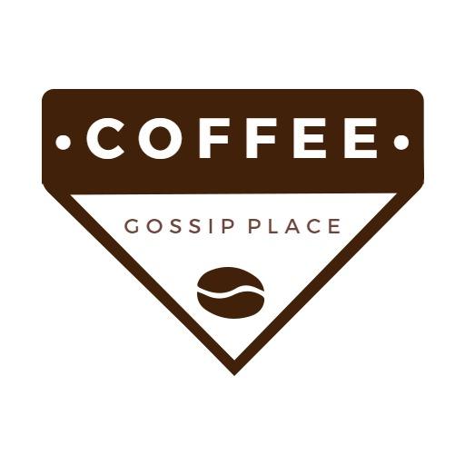 Warm Brown and Cream Coffee Shop Displaying Cozy Vibes Logo Template