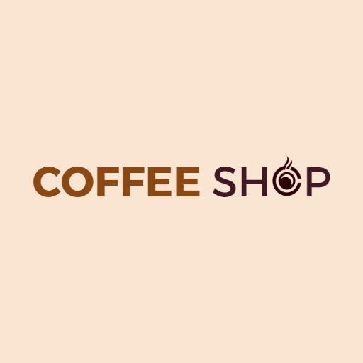 Warm Brown and Cream Theme Inviting Coffee Shop Logo Template