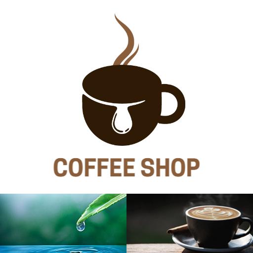 Warm Brown Coffee Cup Design for Cozy Coffee Shop Logo Template
