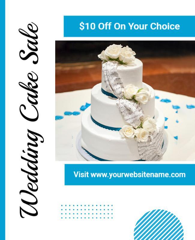 Wedding Cake Sale Flyer Template