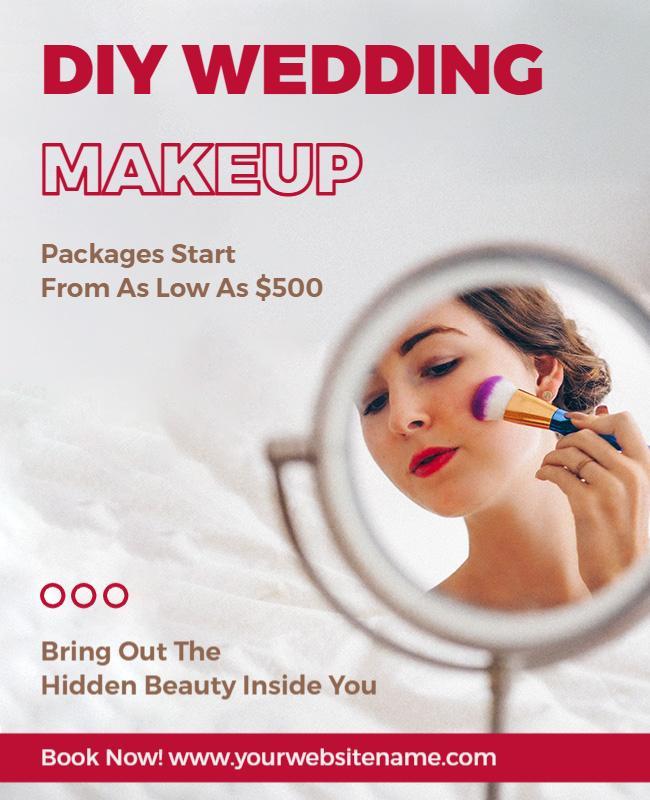 Wedding Makeup Flyer Template