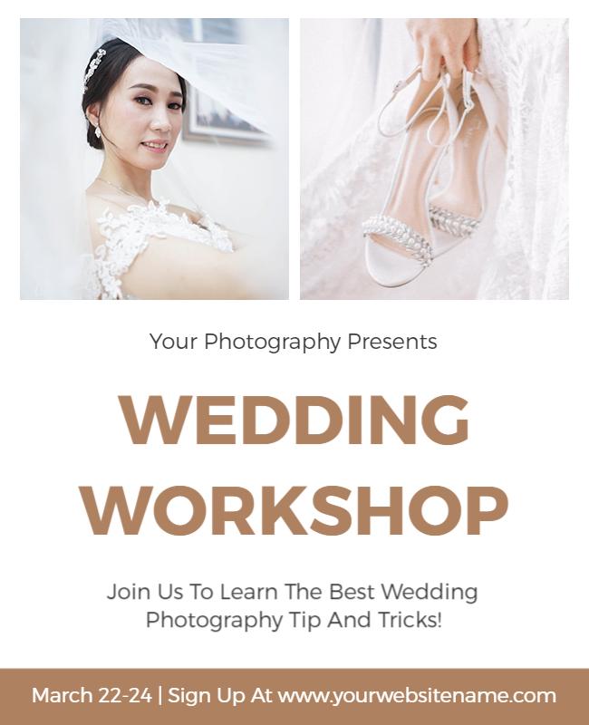 Wedding Workshop Flyer Template