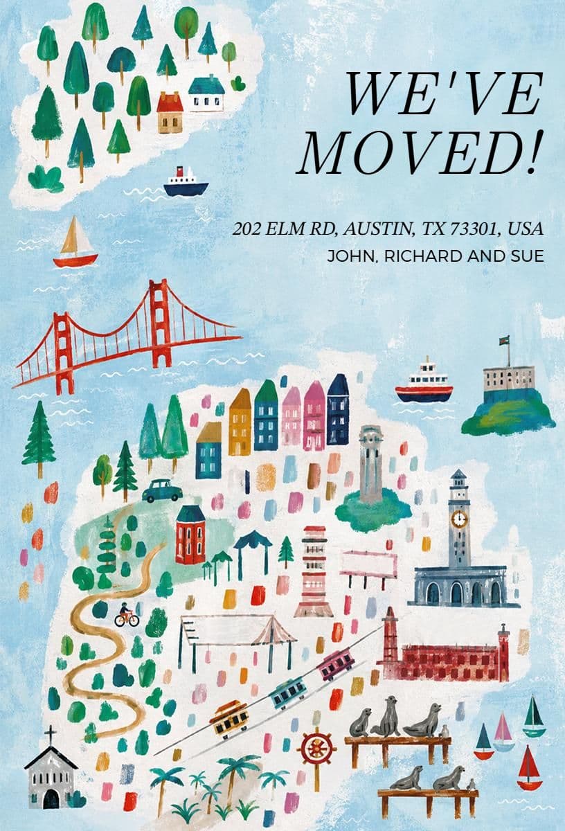 We've Moved New Location Announcement Template