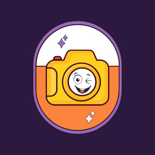 Whimsical Pencil Character in Retro Style Logo Template