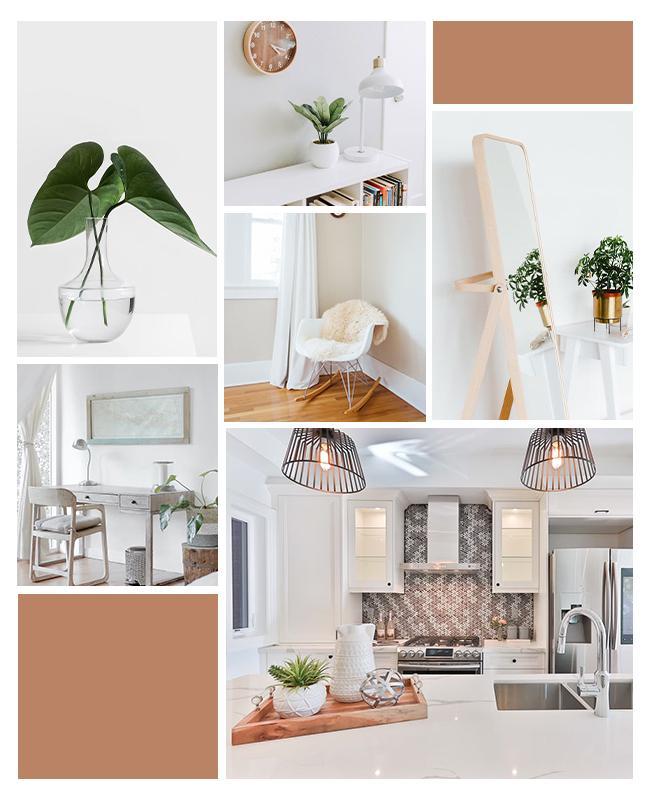Modern Neutral Tones Home Decor Inspiration Flyer Template