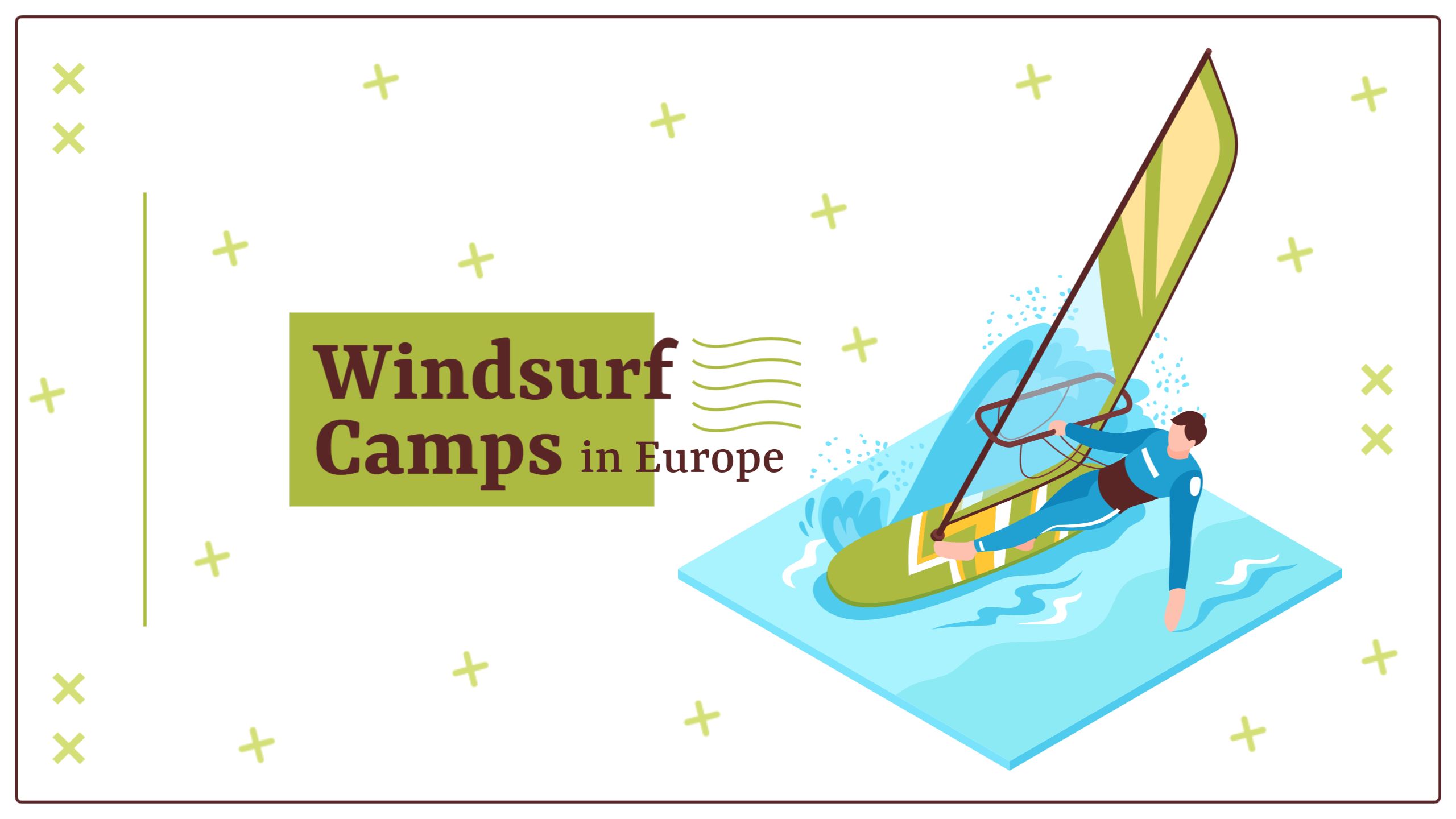 Windsurfing Camps in Europe with Fun Water Sports YouTube Banner Template