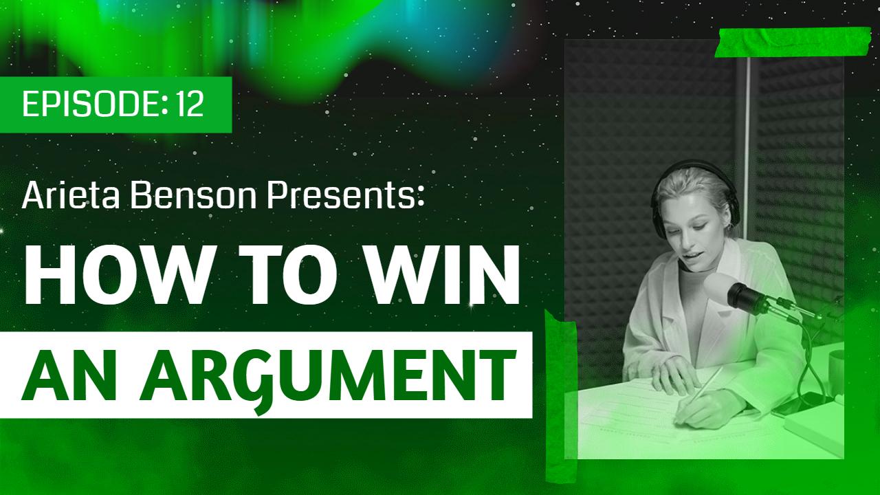 Winning Strategies Argument Tips Podcast YouTube Thumbnail Template