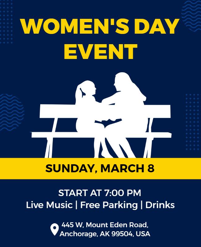 Womens Day Celebration Event Flyer Template