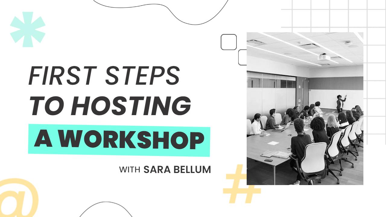 Workshop Tips Hosting Success Trending YouTube Thumbnail Template