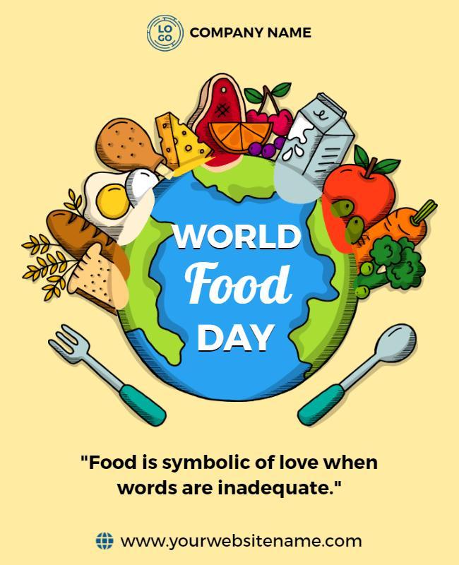 World Food Day Celebration Flyer Template