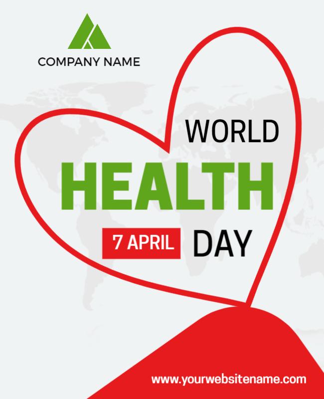 World Health Day Celebration Flyer Template