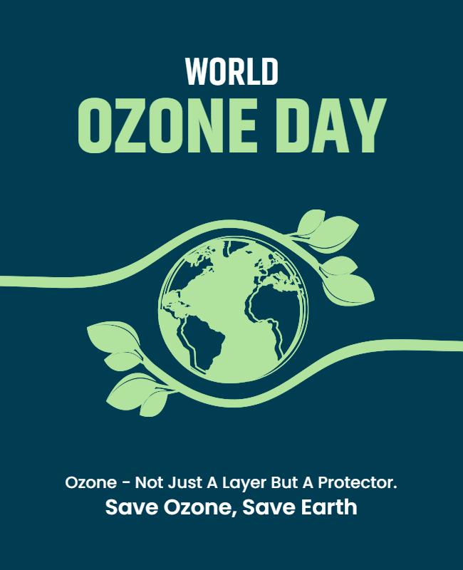 World Ozone Protection Awareness Flyer Template