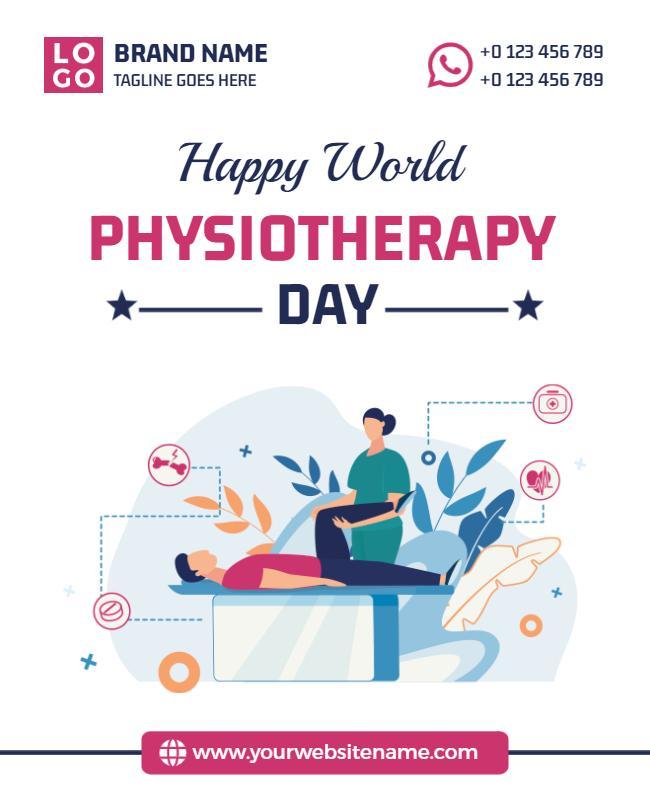 World Physiotherapy Day Celebration Flyer Template