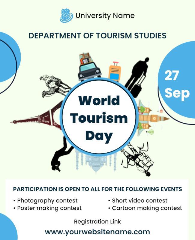 World Tourism Day Event Flyer Template