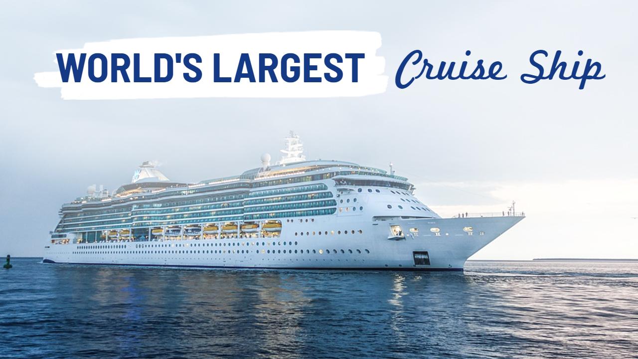 World's Largest Cruise Ship Adventure Trending YouTube Thumbnail Template