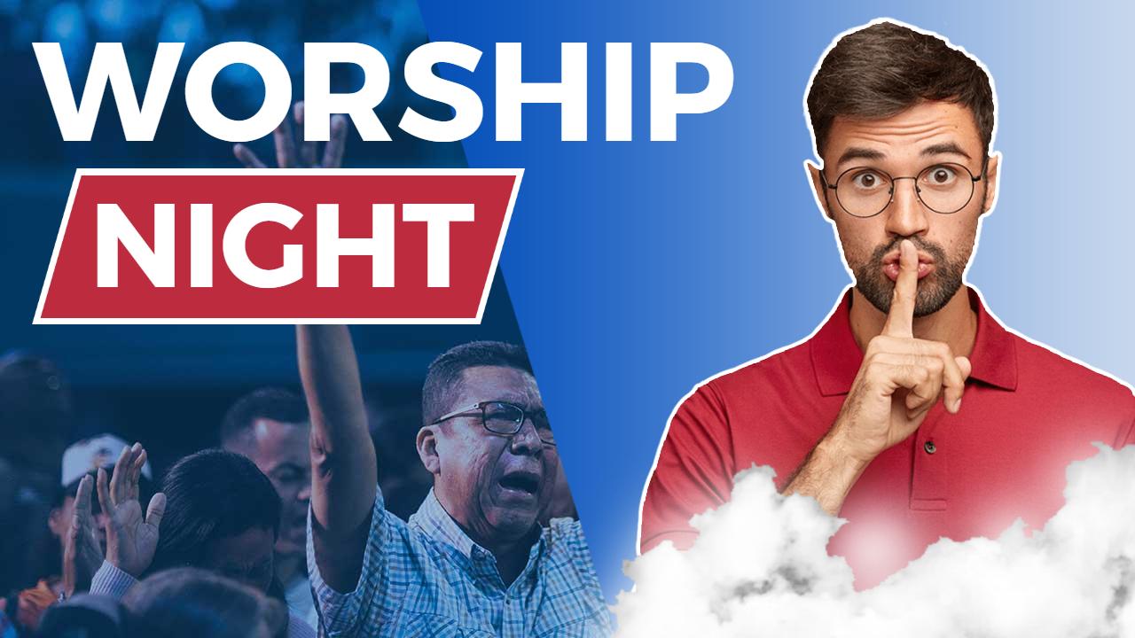 Worship Night Community Gathering Events YouTube Thumbnail Template