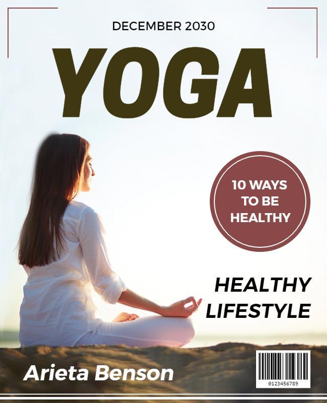 Yoga and Healthy Lifestyle Workshop Flyer Template