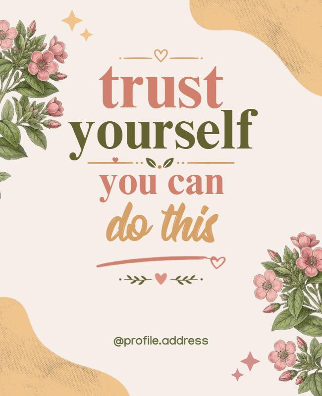 You Can Do This Motivational Poster Template