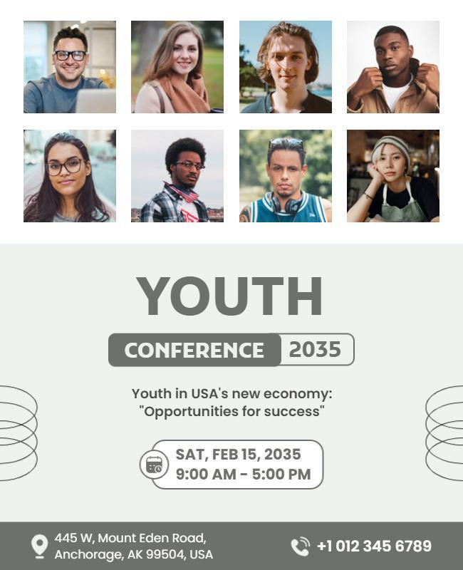 Youth Conference Event Flyer Template