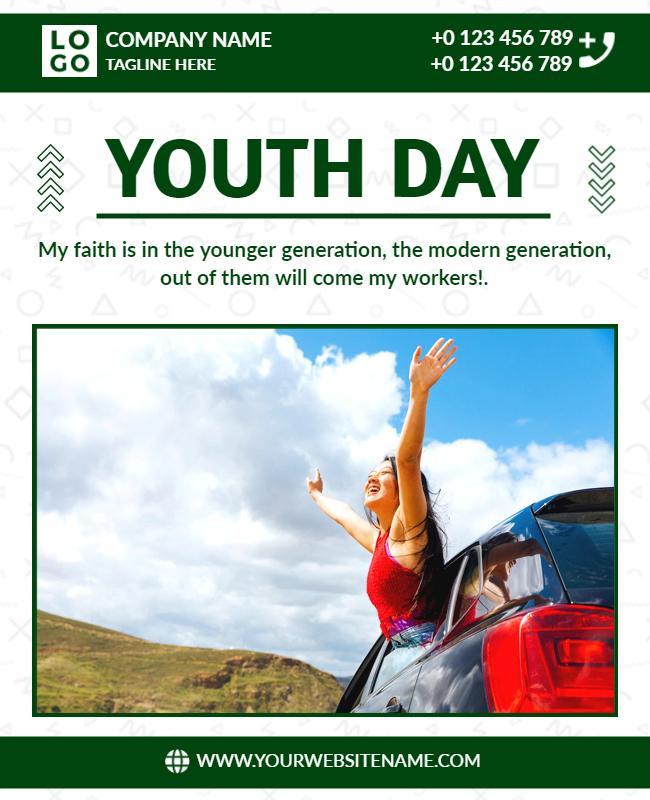 Youth Day Poster Template