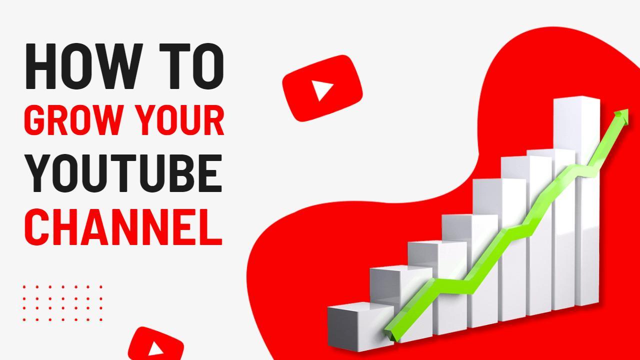 YouTube Channel Growth Strategy Tutorial YouTube Thumbnail Template